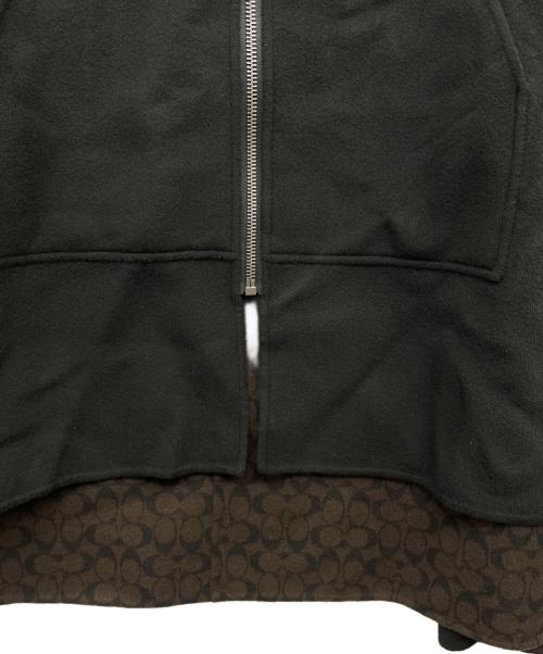 COACH（コーチ）COACH (コーチ) ジップコート ブラック サイズ:M/Lの古着・服飾アイテム