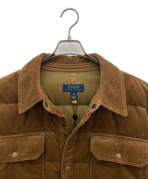 POLO RALPH LAUREN（ポロ・ラルフローレン）POLO RALPH LAUREN (ポロ・ラルフローレン) ダウンジャケット ブラウン サイズ:XLの古着・服飾アイテム