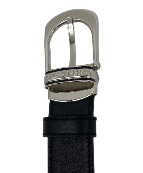 MONTBLANC（モンブラン）MONTBLANC (モンブラン) レザーベルト ブラックの古着・服飾アイテム