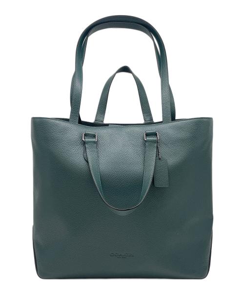 COACH（コーチ）COACH (コーチ) ワーナー デュアル ハンドル トート バッグ グリーンの古着・服飾アイテム