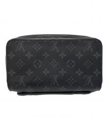 LOUIS VUITTON（ルイ ヴィトン）の古着「ラウンドファスナー長財布」｜ブラック