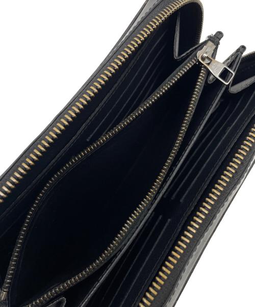 LOUIS VUITTON（ルイ ヴィトン）LOUIS VUITTON (ルイ ヴィトン) ラウンドファスナー長財布 ブラックの古着・服飾アイテム