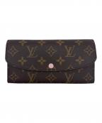LOUIS VUITTONルイ ヴィトン）の古着「長財布」｜ブラウン×ピンク