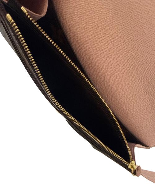 LOUIS VUITTON（ルイ ヴィトン）LOUIS VUITTON (ルイ ヴィトン) 長財布 ブラウン×ピンクの古着・服飾アイテム