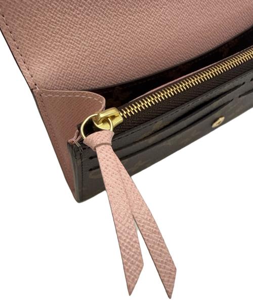 LOUIS VUITTON（ルイ ヴィトン）LOUIS VUITTON (ルイ ヴィトン) 長財布 ブラウン×ピンクの古着・服飾アイテム