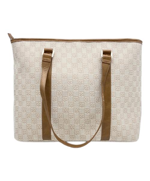 JORDAN（ジョーダン）JORDAN (ジョーダン) MONOGRAM TOTE ブラウン×ベージュの古着・服飾アイテム