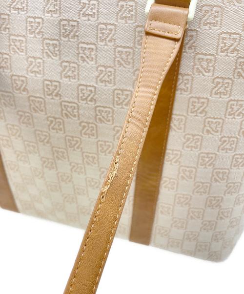 JORDAN（ジョーダン）JORDAN (ジョーダン) MONOGRAM TOTE ブラウン×ベージュの古着・服飾アイテム