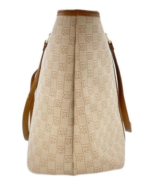 JORDAN（ジョーダン）JORDAN (ジョーダン) MONOGRAM TOTE ブラウン×ベージュの古着・服飾アイテム