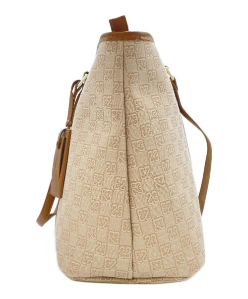 JORDAN（ジョーダン）JORDAN (ジョーダン) MONOGRAM TOTE ブラウン×ベージュの古着・服飾アイテム