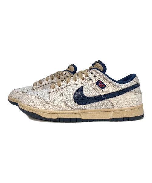 NIKE（ナイキ）NIKE (ナイキ) Stranger Things (ストレンジャーシングス) Dunk Low Phantom and Midnight Navy ホワイト×ネイビー サイズ:28㎝の古着・服飾アイテム