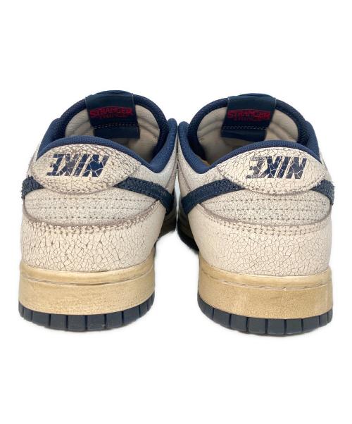 NIKE（ナイキ）NIKE (ナイキ) Stranger Things (ストレンジャーシングス) Dunk Low Phantom and Midnight Navy ホワイト×ネイビー サイズ:28㎝の古着・服飾アイテム