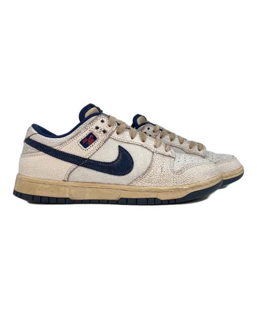 NIKE（ナイキ）NIKE (ナイキ) Stranger Things (ストレンジャーシングス) Dunk Low Phantom and Midnight Navy ホワイト×ネイビー サイズ:28㎝の古着・服飾アイテム