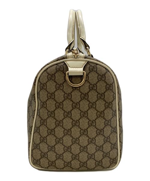 GUCCI（グッチ）GUCCI (グッチ) GGスプリームボストンバッグ ベージュの古着・服飾アイテム