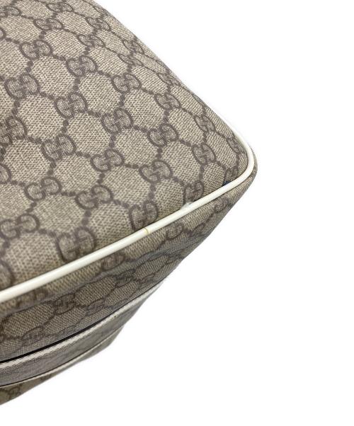 GUCCI（グッチ）GUCCI (グッチ) GGスプリームボストンバッグ ベージュの古着・服飾アイテム