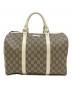 GUCCI（グッチ）の古着「GGスプリームボストンバッグ」｜ベージュ