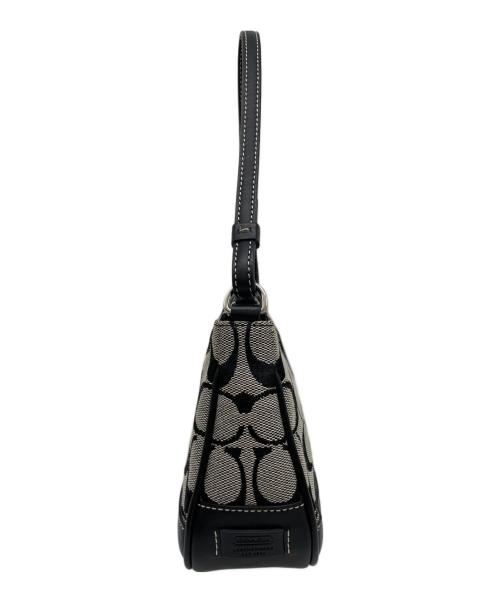 COACH（コーチ）COACH (コーチ) アクセサリーポーチ ブラック×グレーの古着・服飾アイテム
