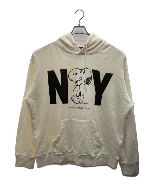 Manhattan Portage（マンハッタンポーテージ）Manhattan Portage (マンハッタンポーテージ) PEANUTS (ピーナッツ) パーカー ベージュ サイズ:XL 未使用品の古着・服飾アイテム