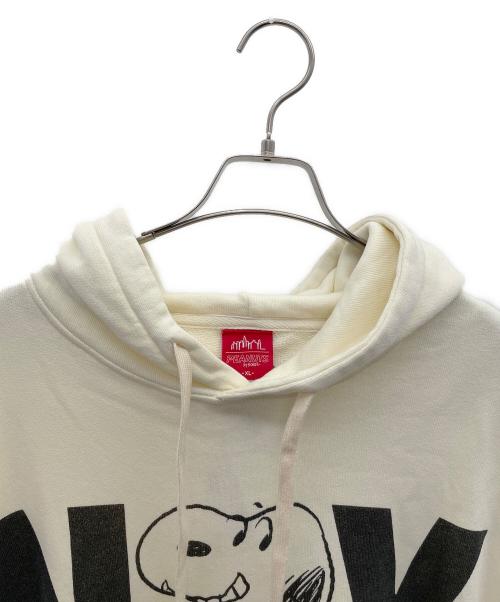 Manhattan Portage（マンハッタンポーテージ）Manhattan Portage (マンハッタンポーテージ) PEANUTS (ピーナッツ) パーカー ベージュ サイズ:XL 未使用品の古着・服飾アイテム