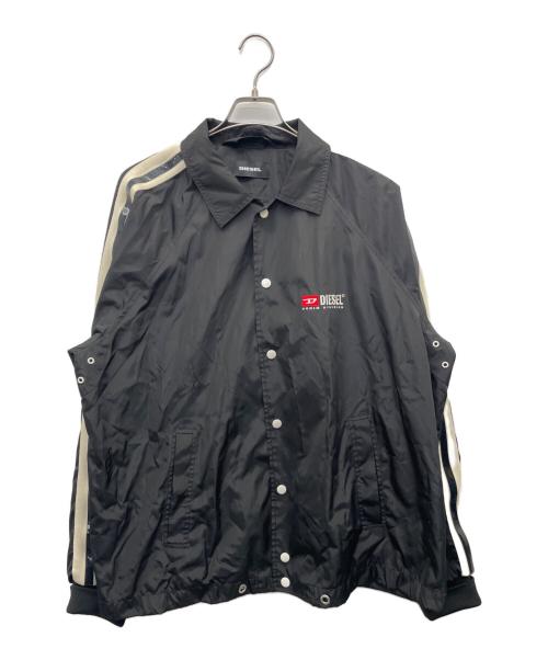 DIESEL（ディーゼル）DIESEL (ディーゼル) コーチジャケット ブラック サイズ:Lの古着・服飾アイテム