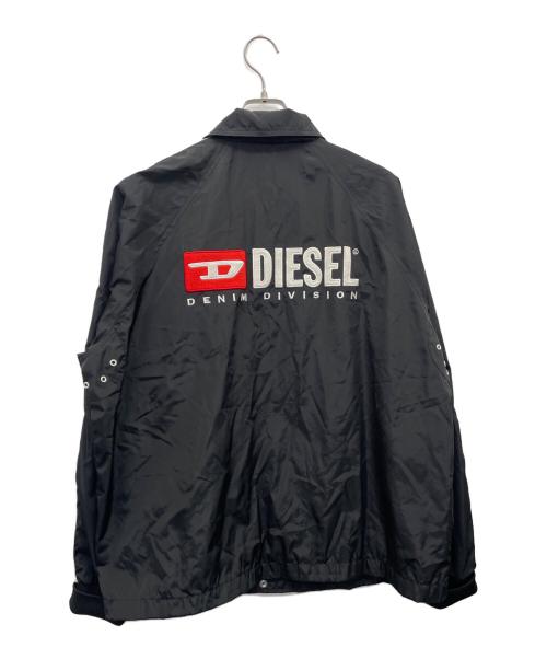 DIESEL（ディーゼル）DIESEL (ディーゼル) コーチジャケット ブラック サイズ:Lの古着・服飾アイテム