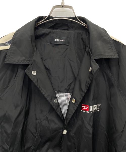 DIESEL（ディーゼル）DIESEL (ディーゼル) コーチジャケット ブラック サイズ:Lの古着・服飾アイテム