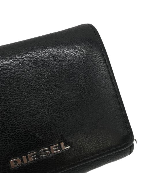 DIESEL（ディーゼル）DIESEL (ディーゼル) 3つ折り財布 ブラックの古着・服飾アイテム