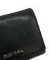 DIESEL (ディーゼル) 3つ折り財布 ブラック：7000円
