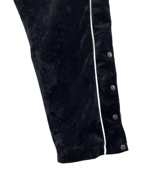 A BATHING APE（アベイシングエイプ）A BATHING APE (アベイシングエイプ) ベロアパンツ ブラック サイズ:Lの古着・服飾アイテム
