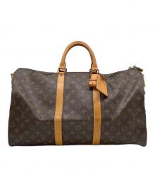LOUIS VUITTON（ルイ ヴィトン）の古着「キーポル・バンドリエール50」｜ブラウン