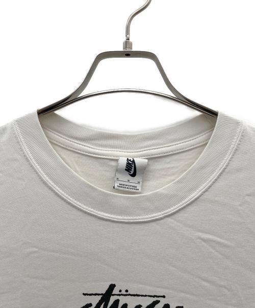 NIKE（ナイキ）NIKE (ナイキ) stussy (ステューシー) 半袖Tシャツ ホワイト サイズ:XLの古着・服飾アイテム