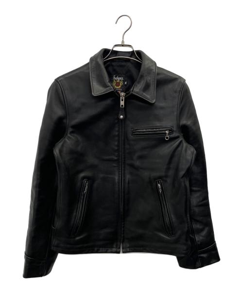 SCHOTT BROS.（ショットブロス）SCHOTT BROS. (ショットブロス) レザージャケット ブラック サイズ:38の古着・服飾アイテム