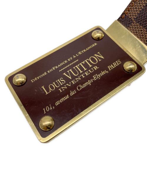 LOUIS VUITTON（ルイ ヴィトン）LOUIS VUITTON (ルイ ヴィトン) レザーベルト ブラウンの古着・服飾アイテム