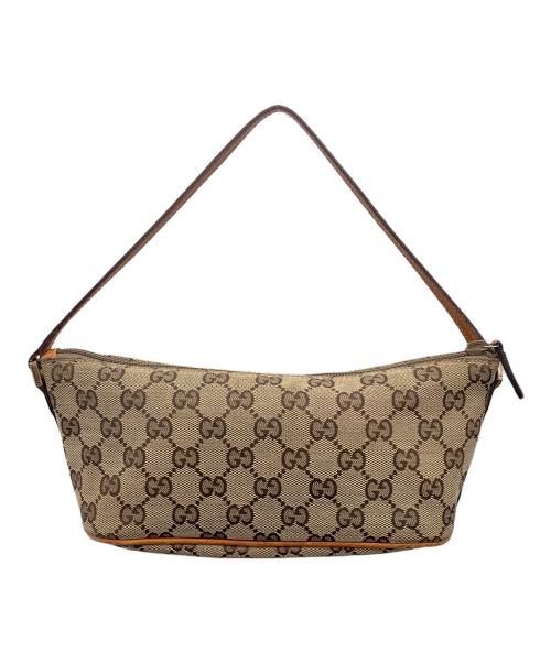 GUCCI（グッチ）GUCCI (グッチ) ハンドバッグ ブラウンの古着・服飾アイテム