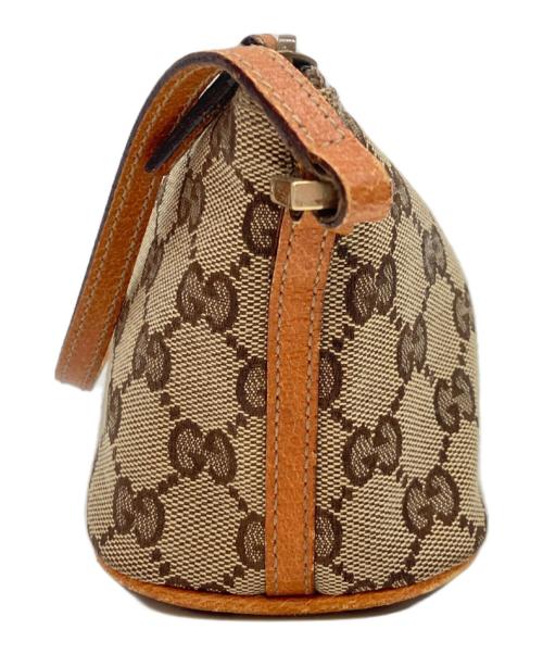 GUCCI（グッチ）GUCCI (グッチ) ハンドバッグ ブラウンの古着・服飾アイテム