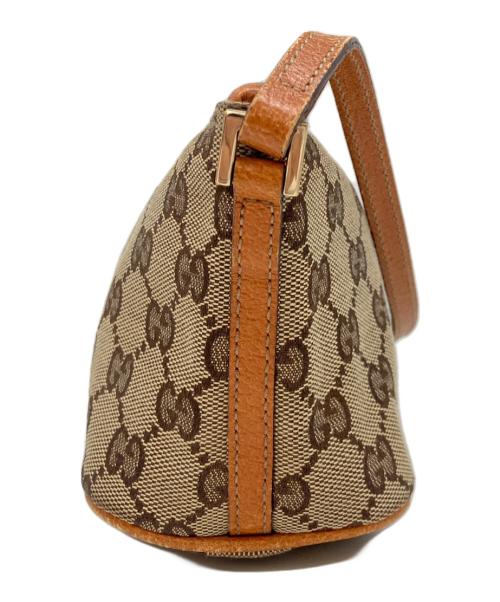 GUCCI（グッチ）GUCCI (グッチ) ハンドバッグ ブラウンの古着・服飾アイテム