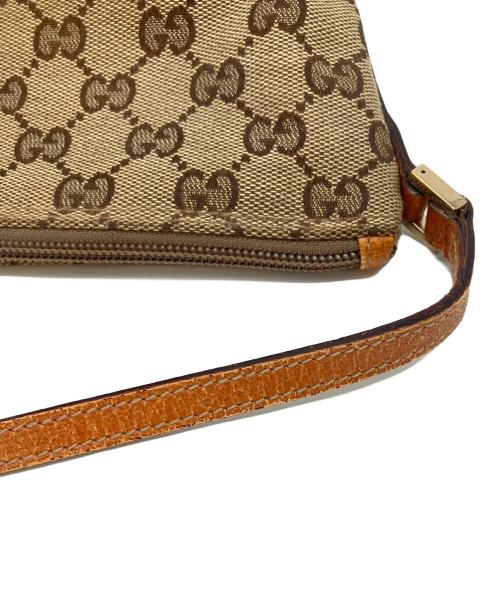 GUCCI（グッチ）GUCCI (グッチ) ハンドバッグ ブラウンの古着・服飾アイテム