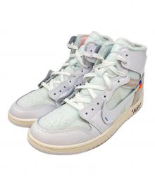 NIKE×Virgil Abloh Archive (V.A.A.)（ナイキ）の古着「Air Jordan 1 Retro High OG "Alaska"」｜ホワイト×グレー