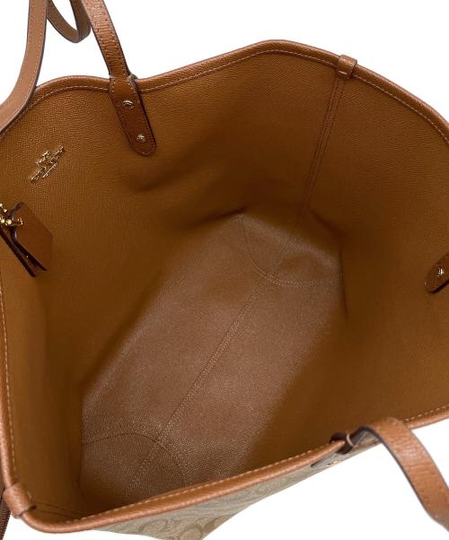 COACH（コーチ）COACH (コーチ) シグネチャー トートバッグ ブラウンの古着・服飾アイテム