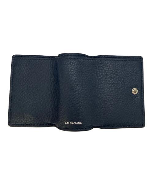 BALENCIAGA（バレンシアガ）BALENCIAGA (バレンシアガ) 3つ折り財布 ネイビーの古着・服飾アイテム