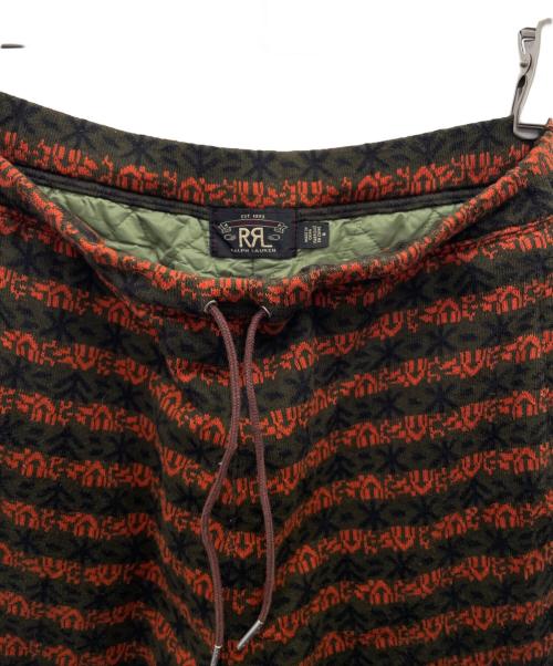 RRL（ダブルアールエル）RRL (ダブルアールエル) ジャガーニットスウェットパンツ オレンジ サイズ:Mの古着・服飾アイテム