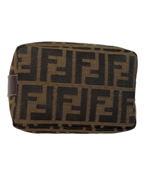 FENDI（フェンディ）FENDI (フェンディ) バニティバッグ ブラウンの古着・服飾アイテム