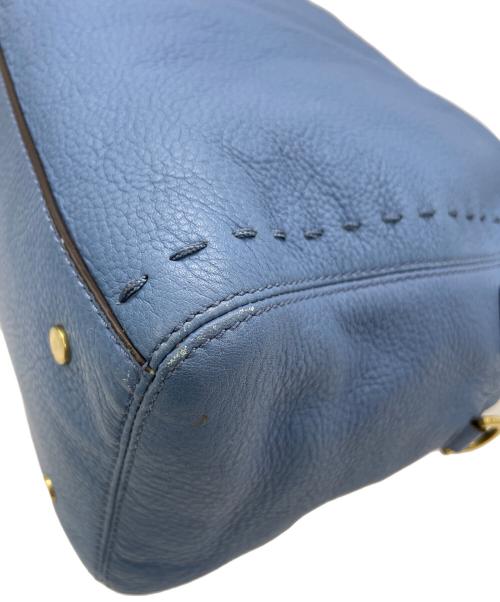 COLE HAAN（コールハーン）COLE HAAN (コールハーン) 2WAYバッグ ブルーの古着・服飾アイテム