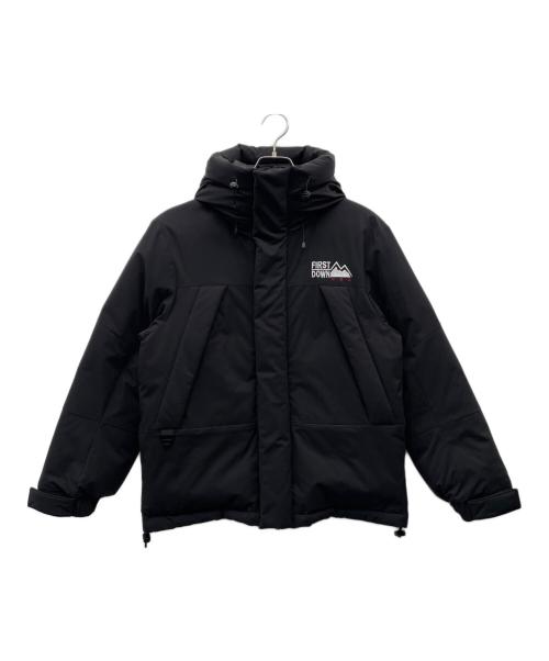 FIRST DOWN（ファーストダウン）FIRST DOWN (ファーストダウン) ダウンジャケット ブラック サイズ:Sの古着・服飾アイテム