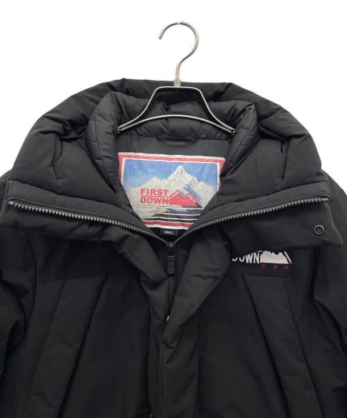 FIRST DOWN（ファーストダウン）FIRST DOWN (ファーストダウン) ダウンジャケット ブラック サイズ:Sの古着・服飾アイテム