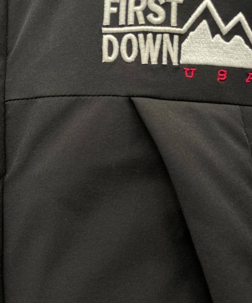 FIRST DOWN（ファーストダウン）FIRST DOWN (ファーストダウン) ダウンジャケット ブラック サイズ:Sの古着・服飾アイテム