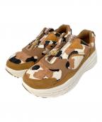 UGGアグ）の古着「Zip Cow Print」｜ブラウン×ベージュ