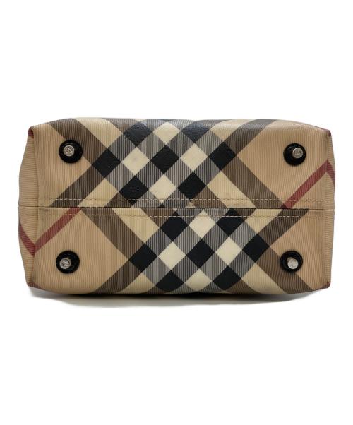 BURBERRY（バーバリー）BURBERRY (バーバリー) トートバッグ ベージュ×ブラックの古着・服飾アイテム
