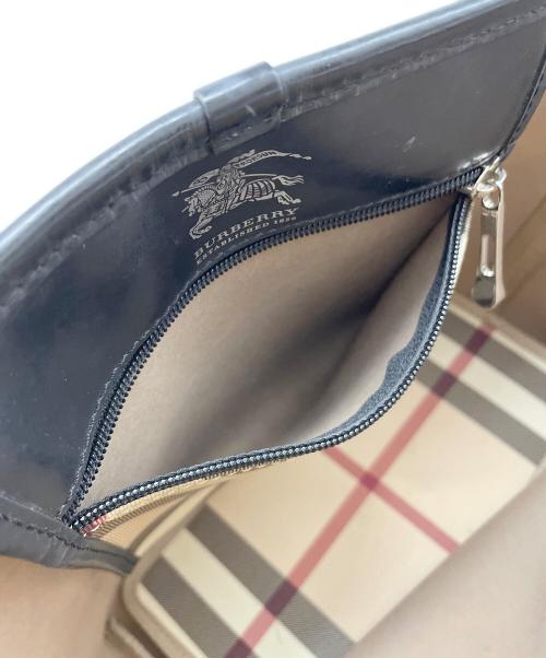BURBERRY（バーバリー）BURBERRY (バーバリー) トートバッグ ベージュ×ブラックの古着・服飾アイテム