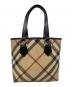 BURBERRY (バーバリー) トートバッグ ベージュ×ブラック：23000円