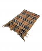 Burberry'sバーバリーズ）の古着「ノバチェック マフラー」｜ブラウン
